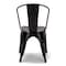 Atlas Commercial Products Titan Series Industrial Metal Chair, Black MSC9BLK - alternate 3